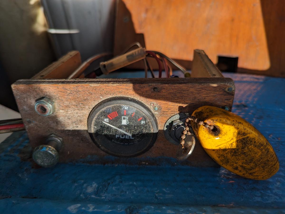 Old fuel gauge